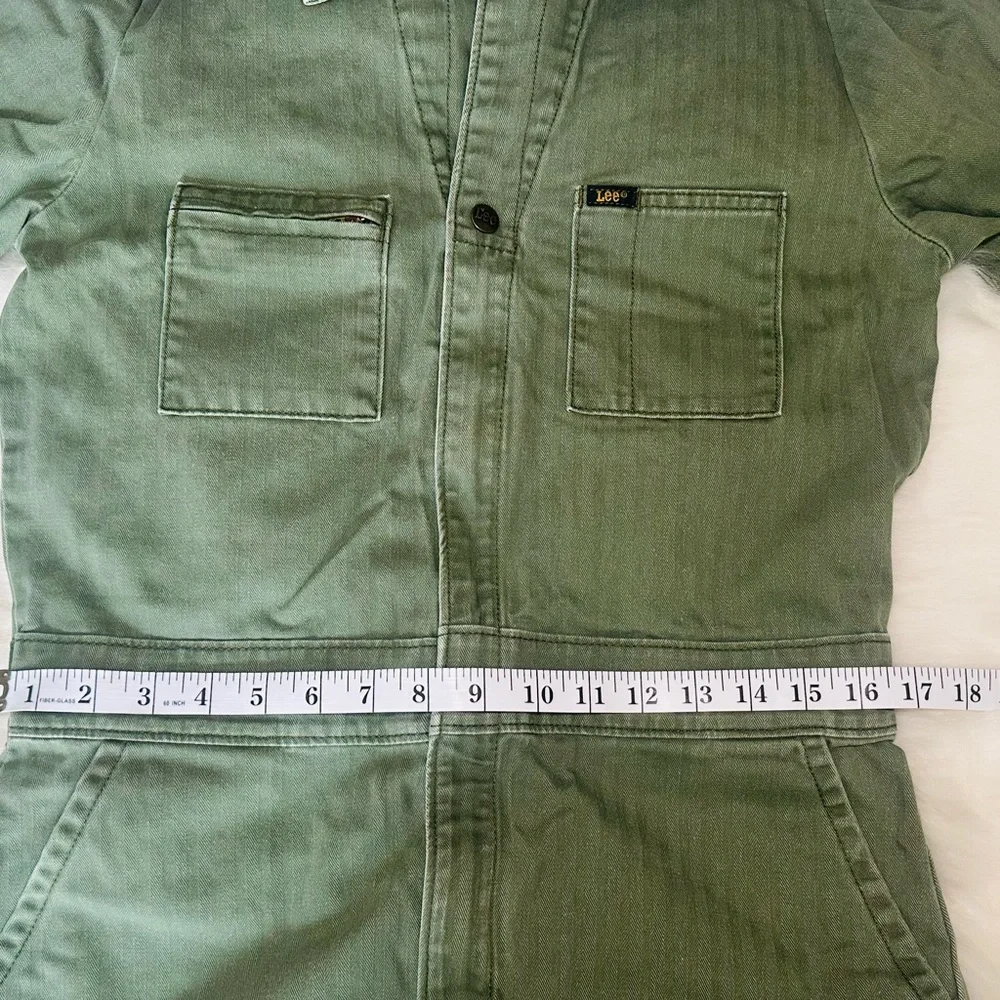 Lee vintage striped fitted Unionnalls from Free People Olive Green Jumpsuit